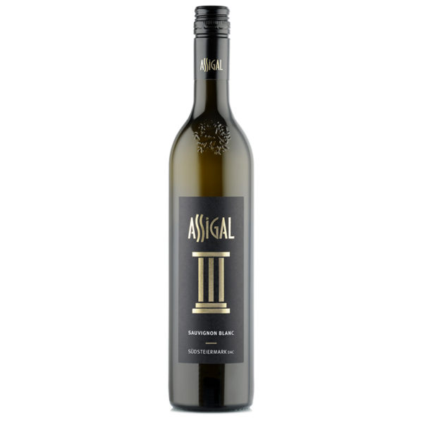 Sauvignon Blanc Südsteiermark DAC 2024 vom Weingut Assigal – aromatischer steirischer Weißwein mit Paprika- und Cassisnoten
